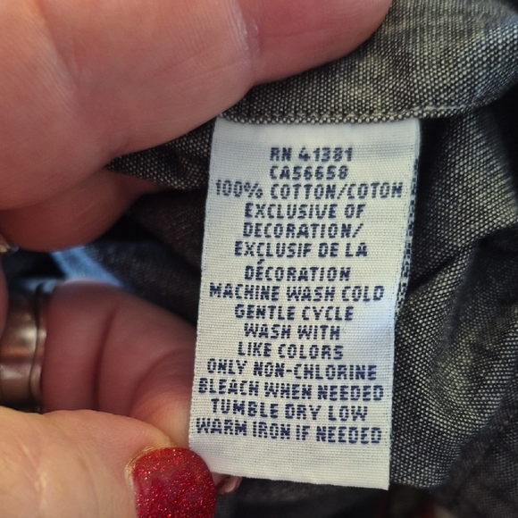 Polo by Ralph Lauren Dark Blue Casual Shirt XL Button Down Button Cuff Polo - Picture 7 of 7